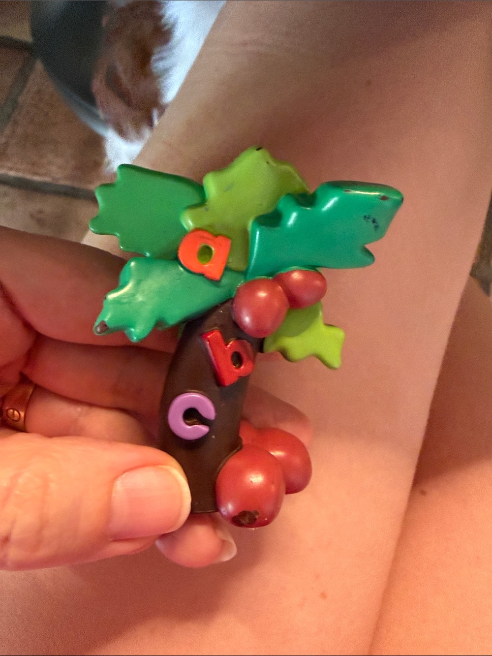 Tonies Chicka chicka boom boom Alphabet Palm Tree Learning Toy - Green and Brown
